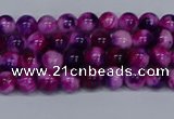 CMJ582 15.5 inches 4mm round rainbow jade beads wholesale