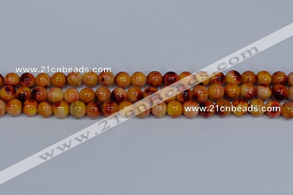 CMJ648 15.5 inches 10mm round rainbow jade beads wholesale