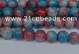 CMJ660 15.5 inches 6mm round rainbow jade beads wholesale