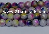 CMJ709 15.5 inches 6mm round rainbow jade beads wholesale
