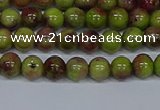 CMJ744 15.5 inches 6mm round rainbow jade beads wholesale