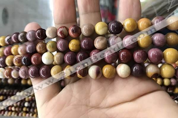 CMK332 15.5 inches 8mm round mookaite beads wholesale