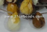 CMK36 15.5 inches 18*25mm faceted teardrop mookaite beads wholesale