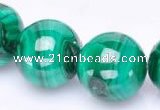 CMN29 AB grade 18mm round natural malachite beads Wholesale