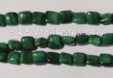CMN291 15.5 inches 6*6mm square natural malachite beads wholesale
