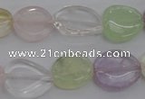 CMQ260 15.5 inches 12*14mm -14*16mm freeform multicolor quartz beads
