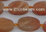 CMS1151 15.5 inches 15*22mm oval moonstone gemstone beads