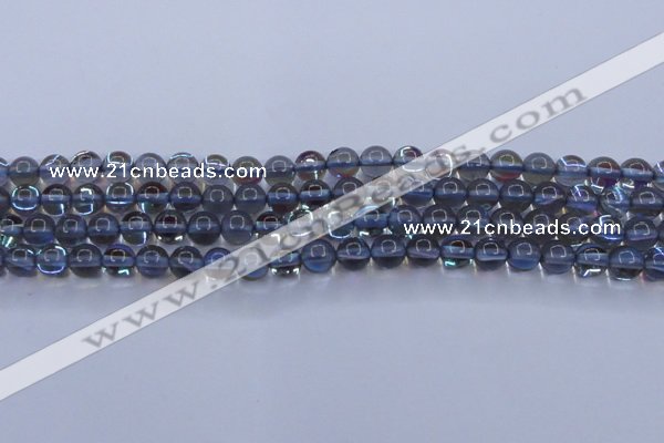 CMS1512 15.5 inches 8mm round synthetic moonstone beads wholesale