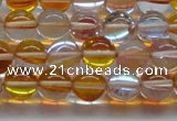 CMS1532 15.5 inches 8mm round synthetic moonstone beads wholesale
