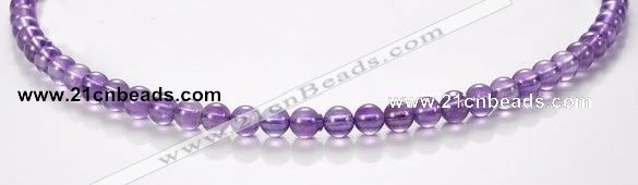 CNA10 6mm round A+ grade natural amethyst quartz beads Wholesale