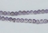 CNA100 15.5 inches 4mm round natural amethyst beads wholesale