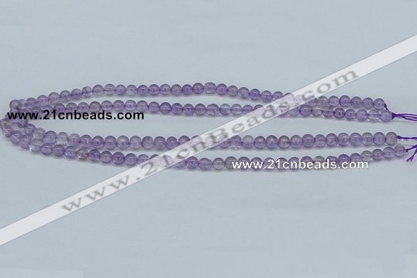 CNA101 15.5 inches 6mm round natural amethyst beads wholesale