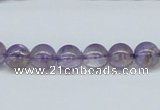 CNA102 15.5 inches 8mm round natural amethyst beads wholesale