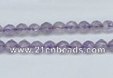 CNA110 15.5 inches 6mm faceted round natural amethyst beads