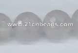 CNA116 15.5 inches 20mm faceted round natural amethyst beads