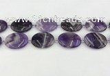 CNA1194 15.5 inches 25*35mm oval amethyst beads wholesale
