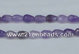 CNA120 15.5 inches 5*7mm faceted teardrop natural amethyst beads