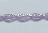 CNA148 15.5 inches 10*14mm flat teardrop natural amethyst beads