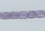 CNA149 15.5 inches 10*10mm square natural amethyst beads wholesale