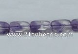 CNA153 15.5 inches 10*14mm faceted rectangle natural amethyst beads