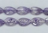 CNA155 15.5 inches 10*14mm faceted teardrop natural amethyst beads