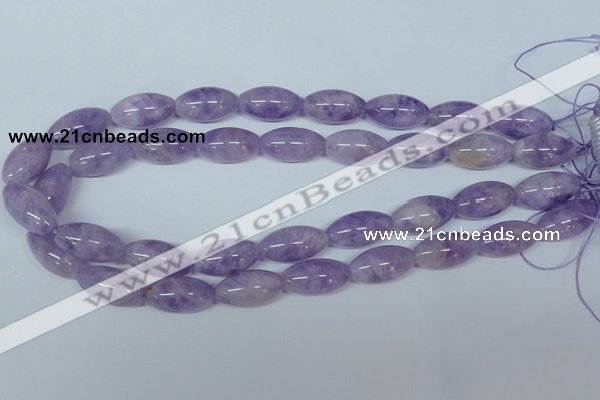 CNA413 15.5 inches 12*22mm rice natural lavender amethyst beads