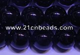 CNA551 15.5 inches 6mm round A grade natural dark amethyst beads