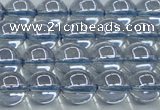 CNC511 15.5 inches 10mm round dyed natural white crystal beads