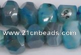 CNG1078 15.5 inches 10*14mm - 15*20mm faceted nuggets agate beads