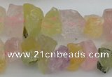 CNG1139 15.5 inches 8*12mm - 13*18mm nuggets mixed quartz beads
