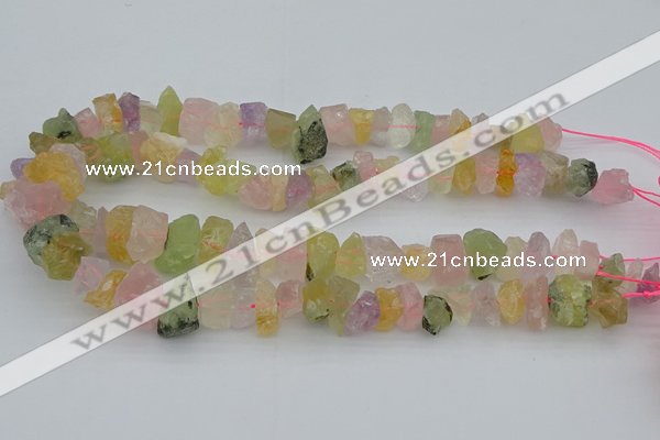 CNG1139 15.5 inches 8*12mm - 13*18mm nuggets mixed quartz beads