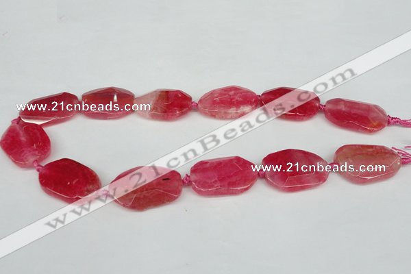 CNG1202 15.5 inches 20*30mm - 25*35mm freeform agate beads