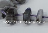 CNG1375 15.5 inches 8*14mm - 10*30mm faceted nuggets agate beads