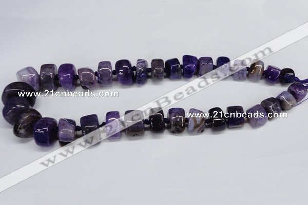 CNG1449 15.5 inches 10*14mm - 12*20mm nuggets agate gemstone beads