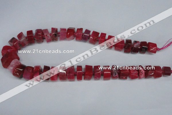 CNG1480 15.5 inches 10*15mm - 12*22mm nuggets agate gemstone beads