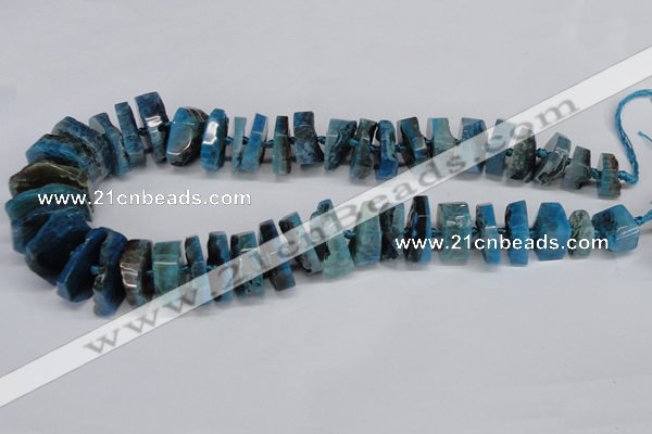 CNG1485 15.5 inches 10*15mm - 12*25mm nuggets agate gemstone beads