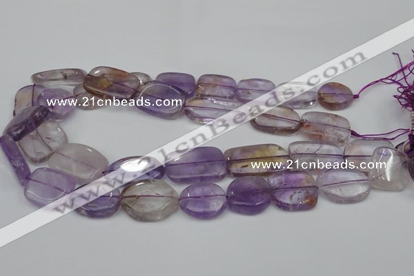CNG1724 15.5 inches 18*25mm - 20*30mm freeform ametrine beads