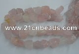 CNG1821 15.5 inches 20*25mm - 25*30mm nuggets rose quartz beads