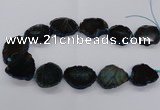 CNG2140 15.5 inches 25*35mm - 30*40mm freeform agate gemstone beads