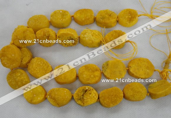 CNG2411 15.5 inches 22*28mm - 28*35mm freeform agate beads