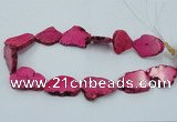 CNG2514 15.5 inches 25*30mm - 35*40mm freeform turquoise beads