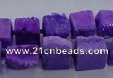 CNG2619 15.5 inches 10*12mm - 14*16mm nuggets druzy agate beads