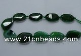 CNG2640 15.5 inches 22*30mm - 25*35mm freeform agate beads