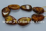 CNG2653 15.5 inches 38*48mm - 42*55mm freeform agate beads