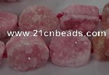 CNG3146 15.5 inches 12*16mm - 20*25mm freeform druzy agate beads
