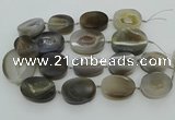 CNG3450 15.5 inches 30*35mm - 35*45mm freeform druzy agate beads