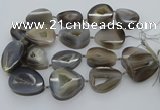 CNG3451 15.5 inches 30*35mm - 35*45mm freeform druzy agate beads