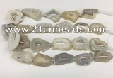 CNG3635 15.5 inches 22*30mm - 30*40mm freeform druzy agate beads