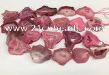 CNG3639 15.5 inches 22*30mm - 30*40mm freeform druzy agate beads