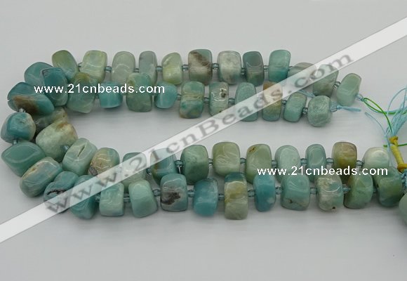 CNG5380 15.5 inches 10*14mm - 13*18mm nuggets amazonite beads
